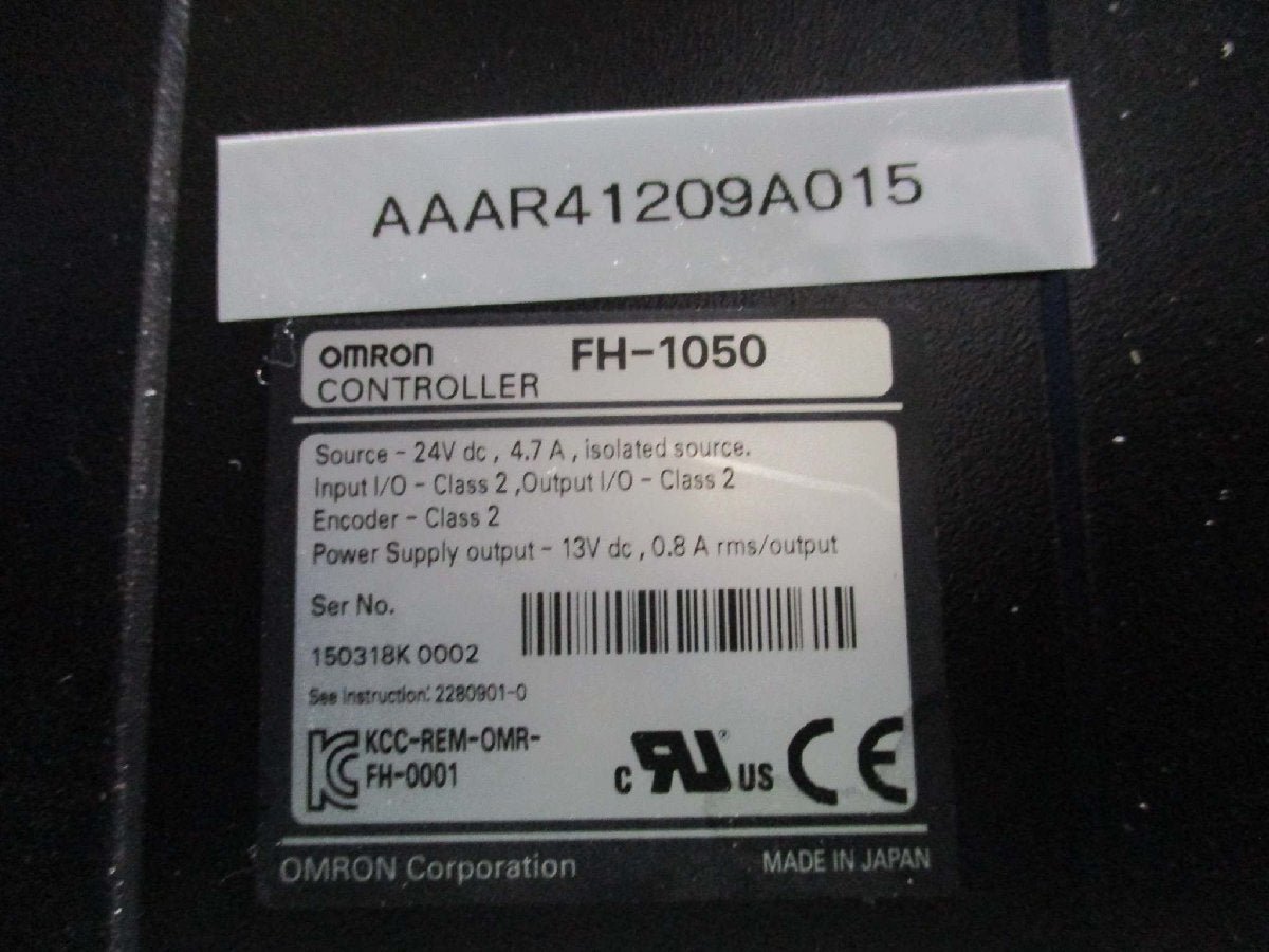 OMRON FH-1050 Image Processing System FZ-S2M Digital CCD Camera [j1115508986]