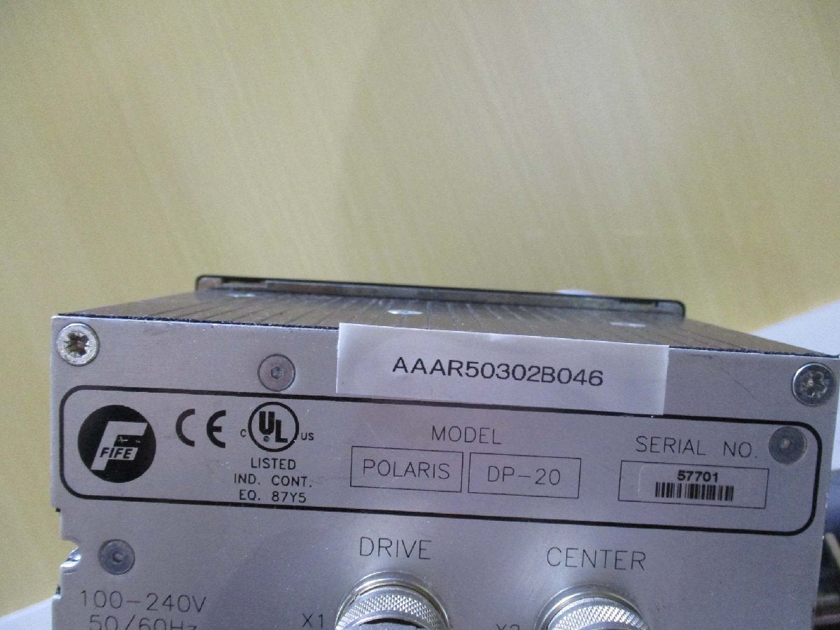 FIFE MOTOR P/N 534736-002 WEB GUIDE CONTROL DP-20 SE-44 [s1115510154]