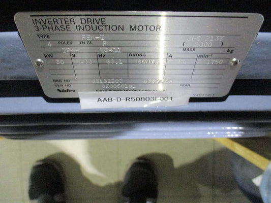NIDEC FEK-I INVERTER DRIVE 3-PHASE INDUCTION MOTOR 400V AAB-D-R50803E001 [w1115515087]