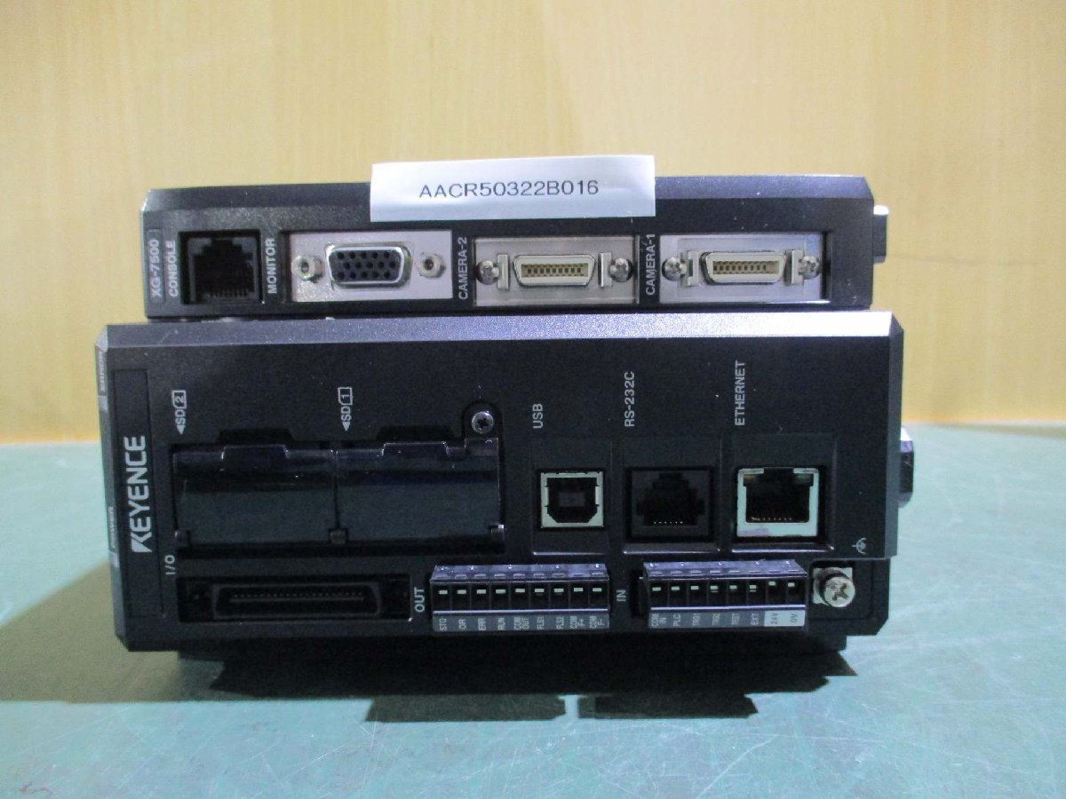 KEYENCE XG-200M*2/XG-7500 Image Processing System [u1115514790]