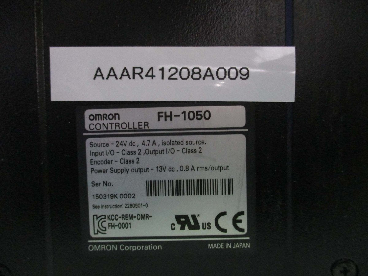 OMRON FH-1050 Image Processing System Black and White Digital CCD Camera [q1115509298]
