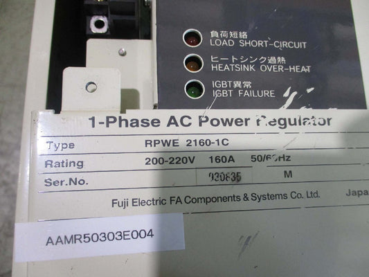 FUJI RPWE 2160-1C AC Power Regulator 200-220V 160A [1115509272]