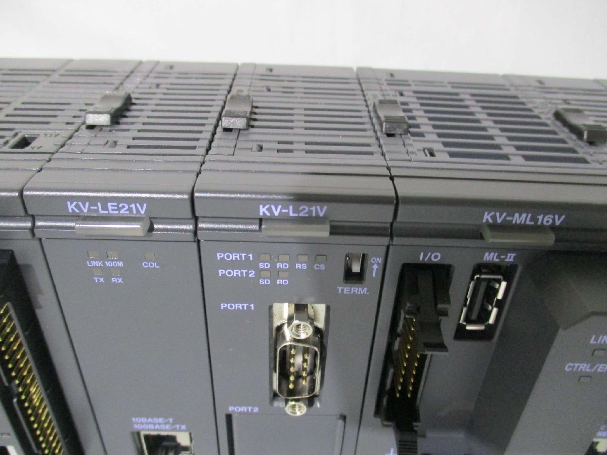 Keyence KV-5500 KV-U7 KV-LED21V-L21V-ML16V KV-EP21V-CL-CL20 KV-C64XC C64TC [o1115514104]
