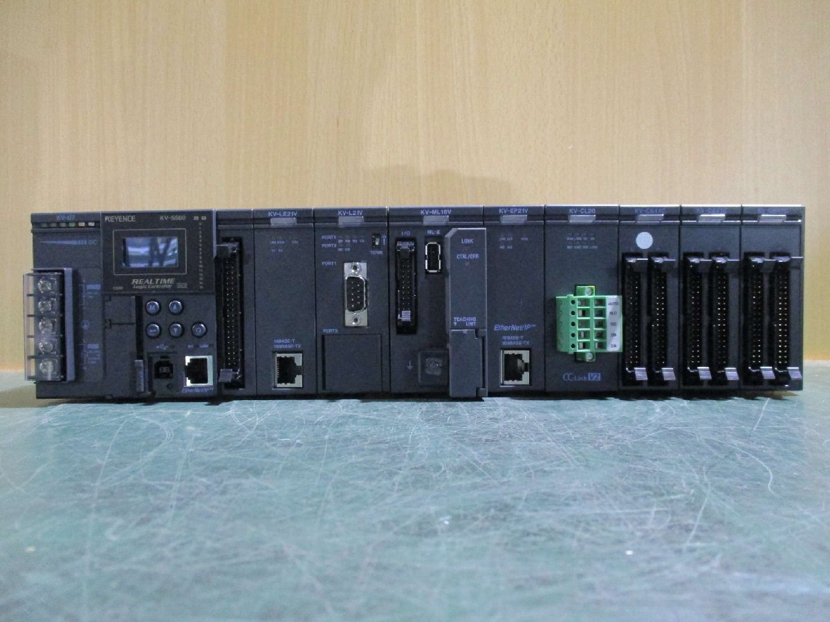 KEYENCE KV-5500 Controller Set U7 LE21V L21V ML16V EP21V CL20 C64XC C64TC [r1115494649]