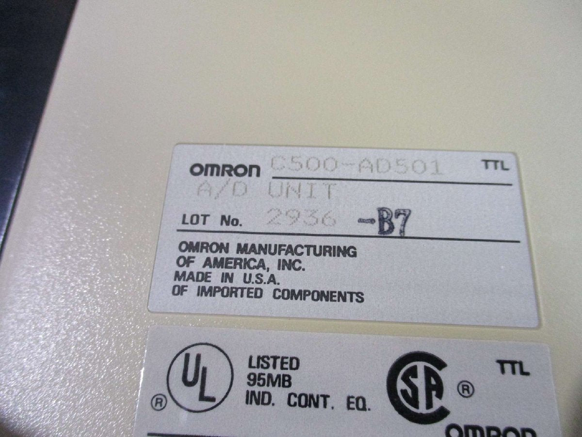 OMRON OD213 OD218 ID219 AD501 DA101 PS221 C500-AD101 DUM01 C500-AD501 CV500-BI112 [1115514060]