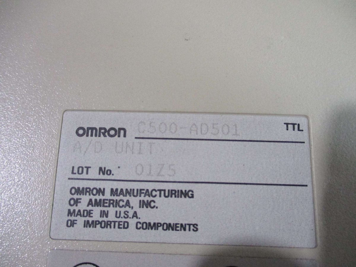 OMRON OD213 OD218 ID219 AD501 DA101 PS221 C500-AD101 DUM01 C500-AD501 CV500-BI112 [1115514060]