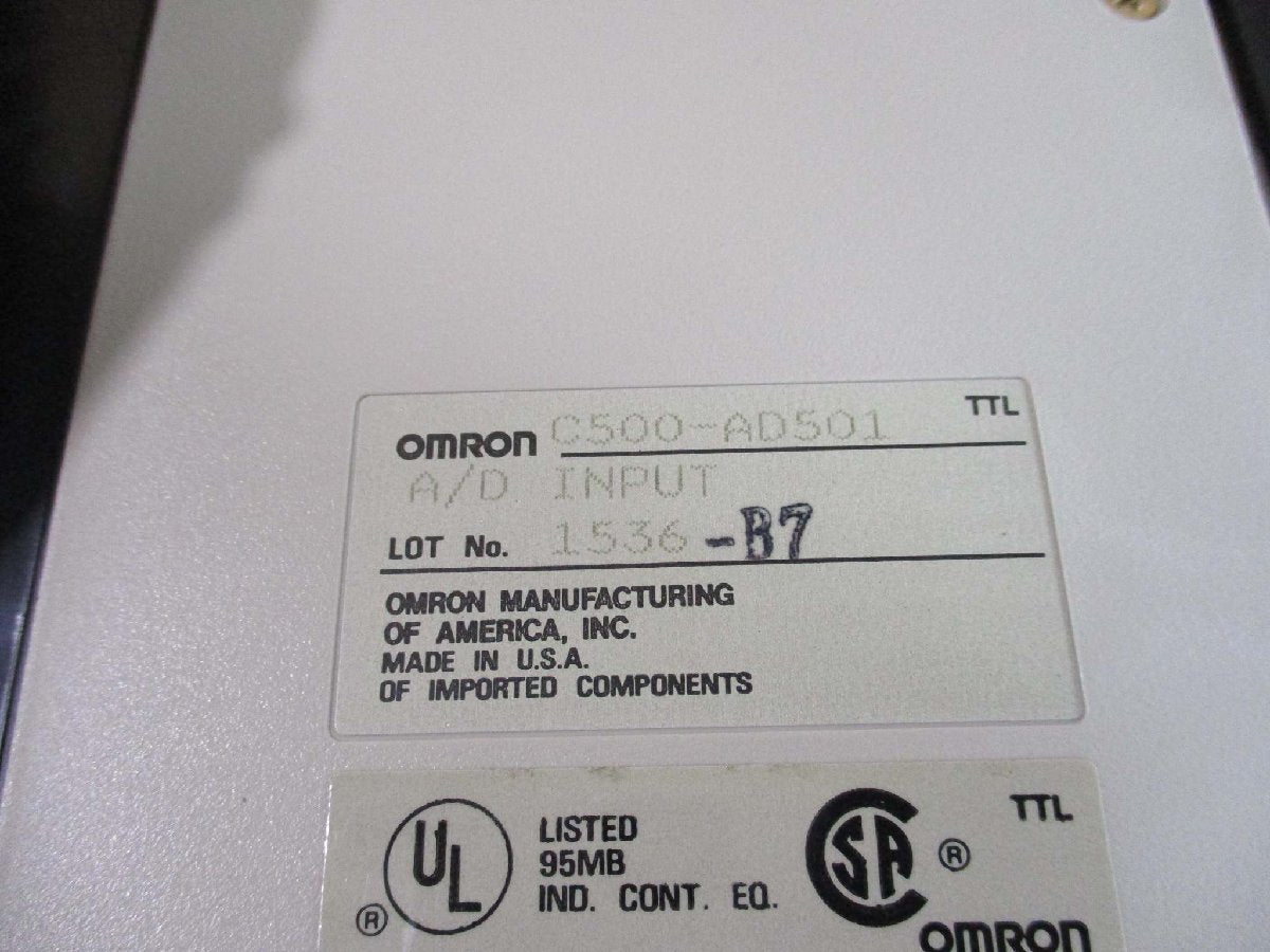 OMRON OD213 OD218 ID219 AD501 DA101 PS221 C500-AD101 DUM01 C500-AD501 CV500-BI112 [1115514060]