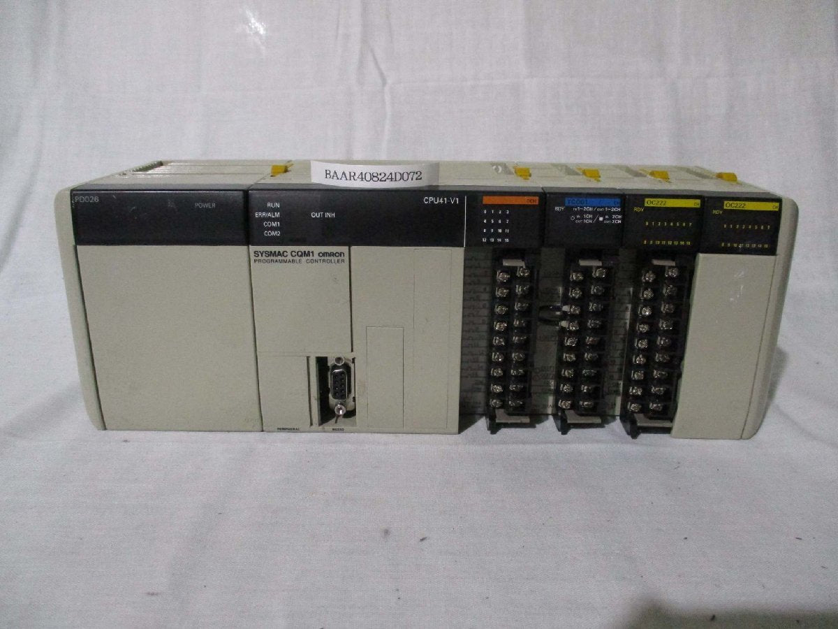 OMRON SYSMAC CQM1 Programmable Controller PD026/CPU41-V1/OCH/TC001/OC222*2 [t1115505234]