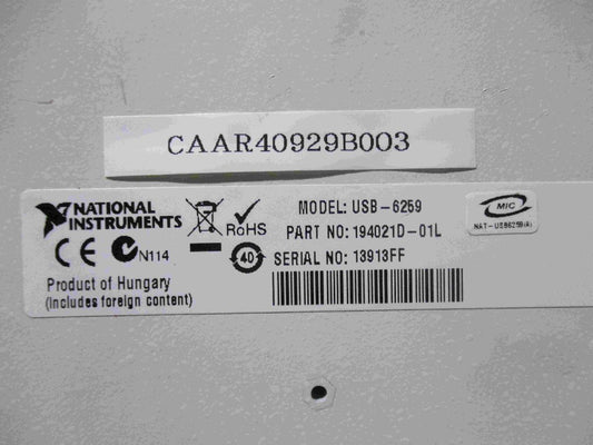 NATIONAL INSTRUMENTS USB-6259 Multifunction Device [w1115522261]