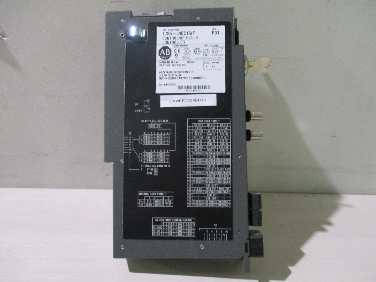 ALLEN BRADLEY 1785-L40C15/F PLC Controller [v1115525945]