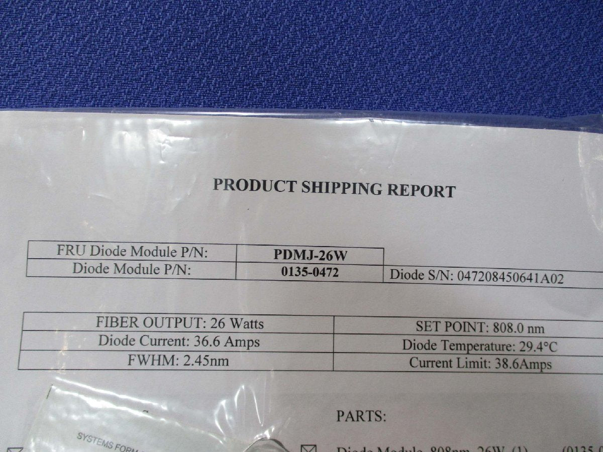 OCLARO PDMJ-26W Spectrum Physical Diode [x1115509494]