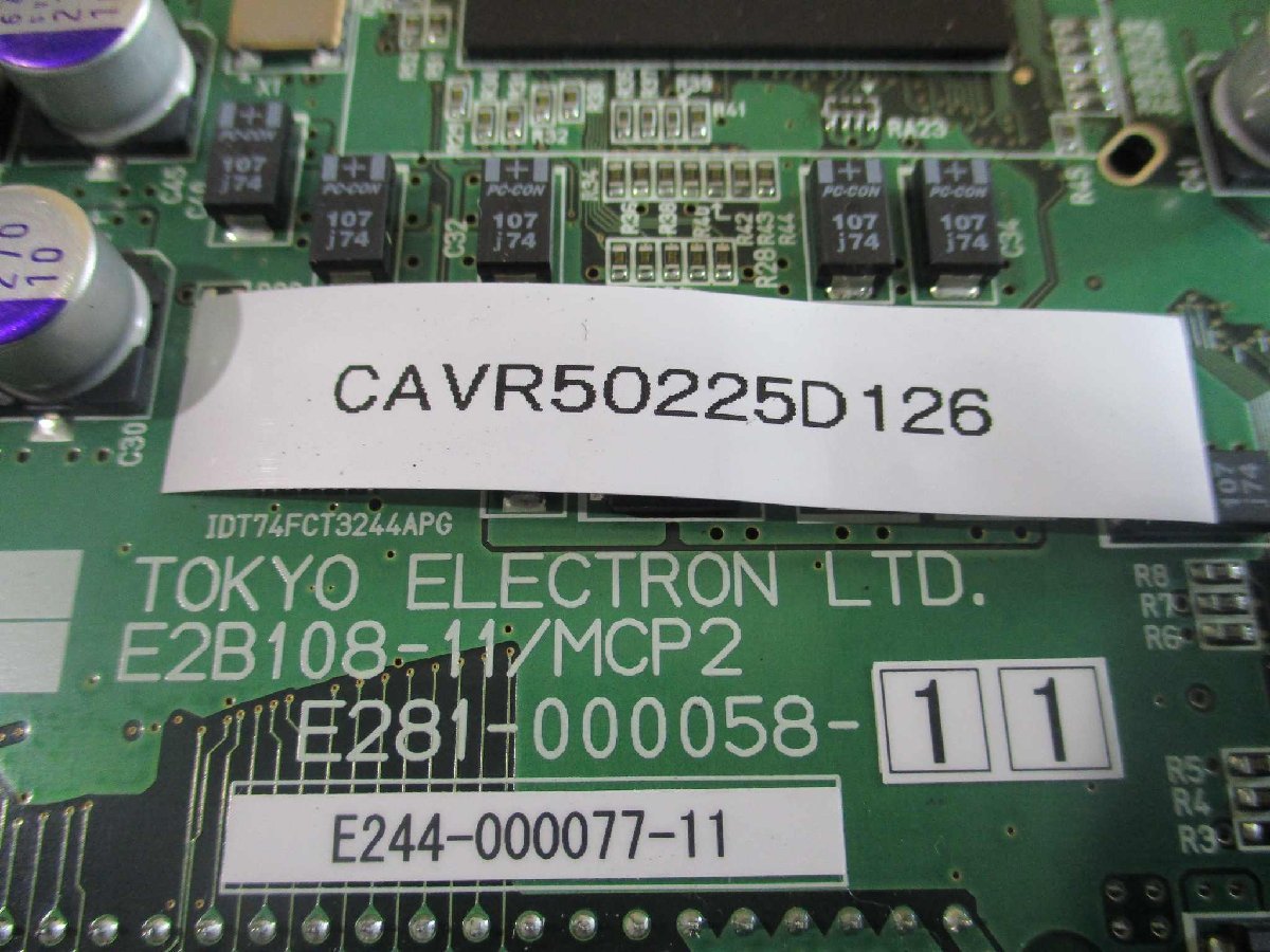 TEL TOKYO ELECTRON E2B108-11/MCT2 E281-000059-11 Product Category [r1115505850]