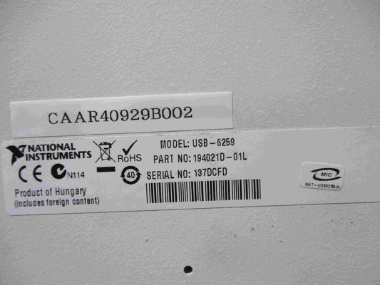 NATIONAL INSTRUMENTS USB-6259 Multifunction Device [c1115505137]
