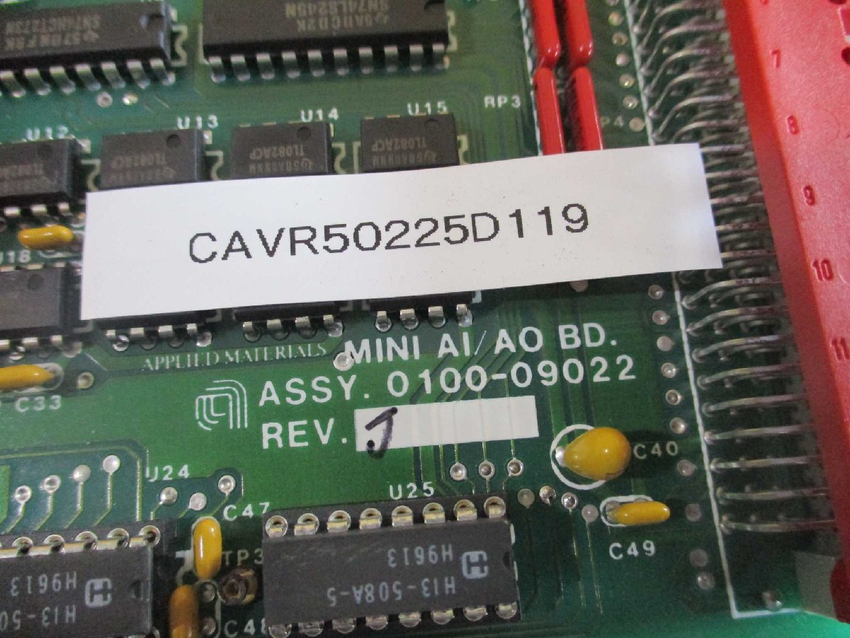 Applied Materials 0100-09022 Mini AI/AO BD Assembly [e1115521013]