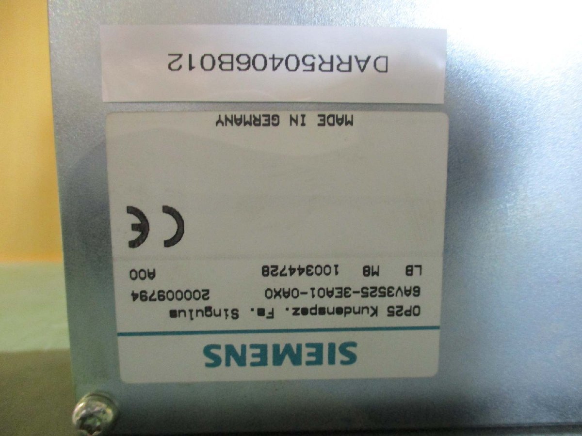 SIEMENS 6AV3525-3EA01-0AX0 OPERATOR PANEL OP25 Power OK [c1115510176]