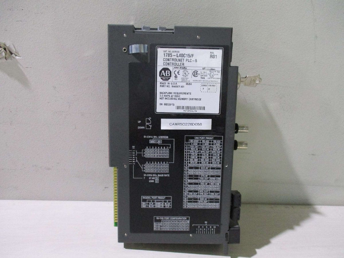 ALLEN BRADLEY 1785-L40C15/F PLC-5 CONTROLLER [b1115512092]