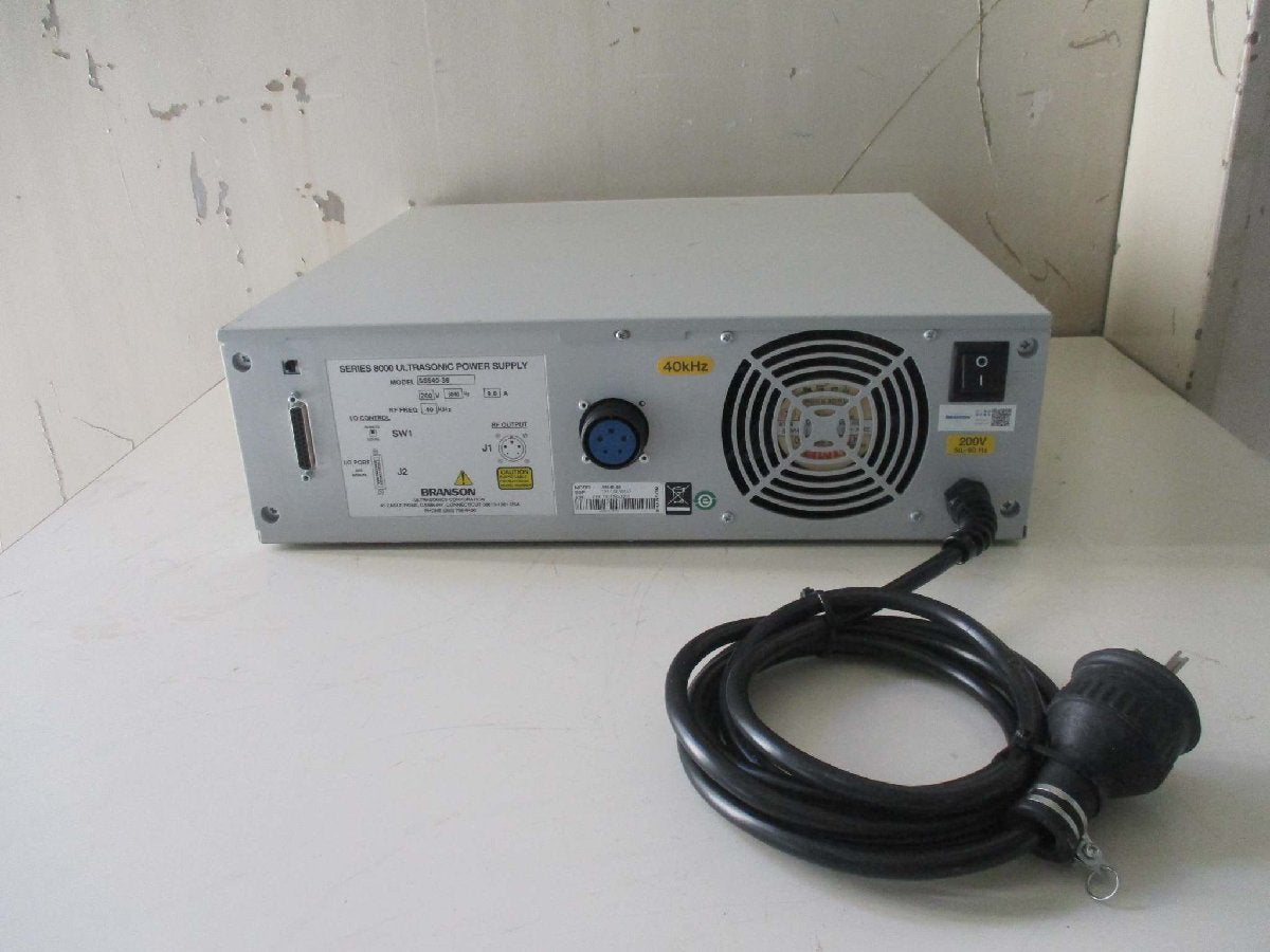 EMERSON SERIES 8000 ULTRASONIC POWER SUPPLY S8540-36 Branson 8500 SERIES ADVANCED ULTRASONIC OSCILLATOR [p1115515830]
