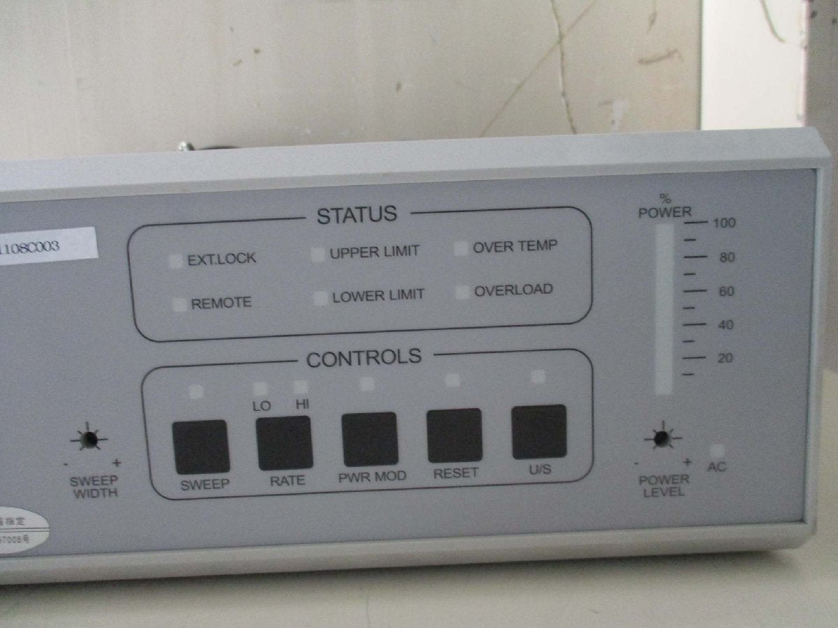 EMERSON SERIES 8000 ULTRASONIC POWER SUPPLY S8540-36 Branson 8500 SERIES ADVANCED ULTRASONIC OSCILLATOR [p1115515830]