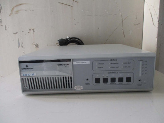 EMERSON SERIES 8000 ULTRASONIC POWER SUPPLY S8540-36 Branson 8500 SERIES ADVANCED ULTRASONIC OSCILLATOR [p1115515830]