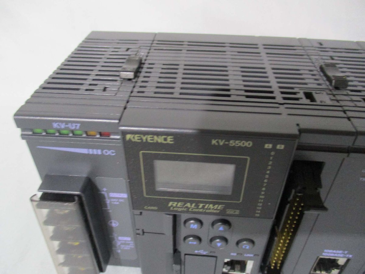 Keyence KV-5500 KV-U7 KV-LED21V-L21V-ML16V KV-EP21V-CL-CL20 KV-C64xc C64TC [k1115515695]