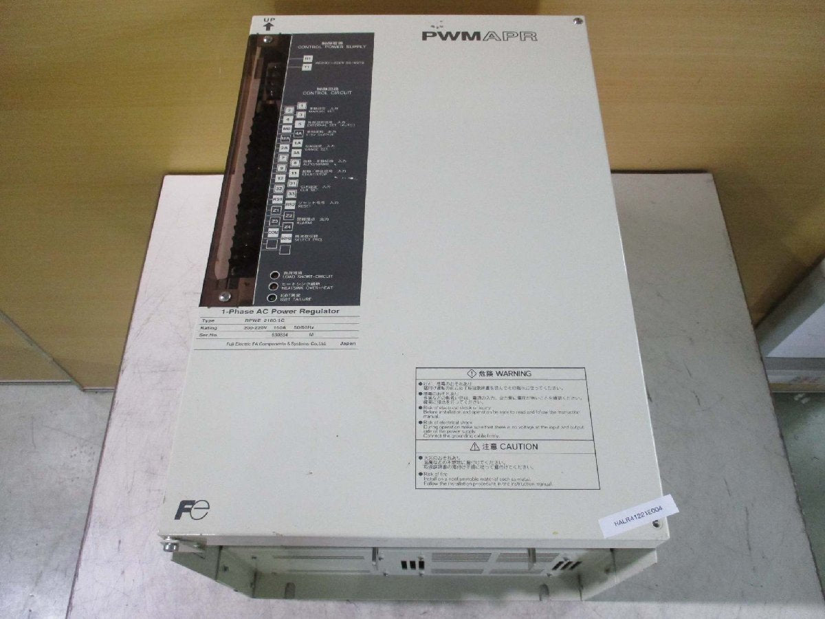 FUJI PWM APR 1-PHASE AC POWER REGULATOR RPWE 2160-1C Single-phase AC Power Regulator 200-220V 160A [w1115525723]