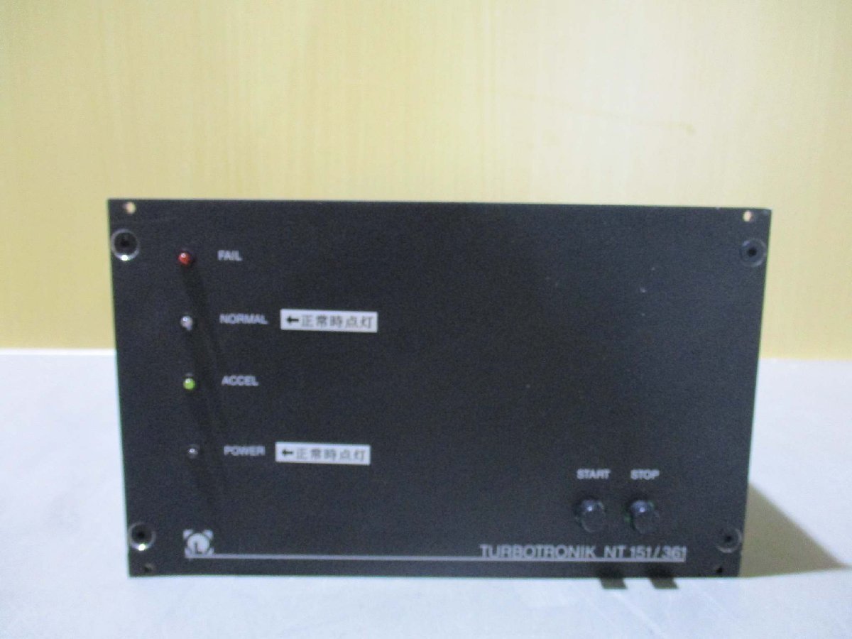 LEYBOLD TURBOTRONIK NT 151/361 Turbo Molecular Pump Controller [b1115523710]
