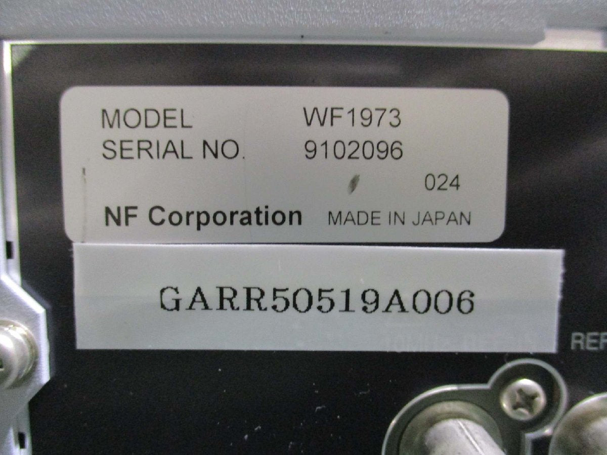 NF WAVE FACTORY WF1973 Multifunction Generator [f1115510288]