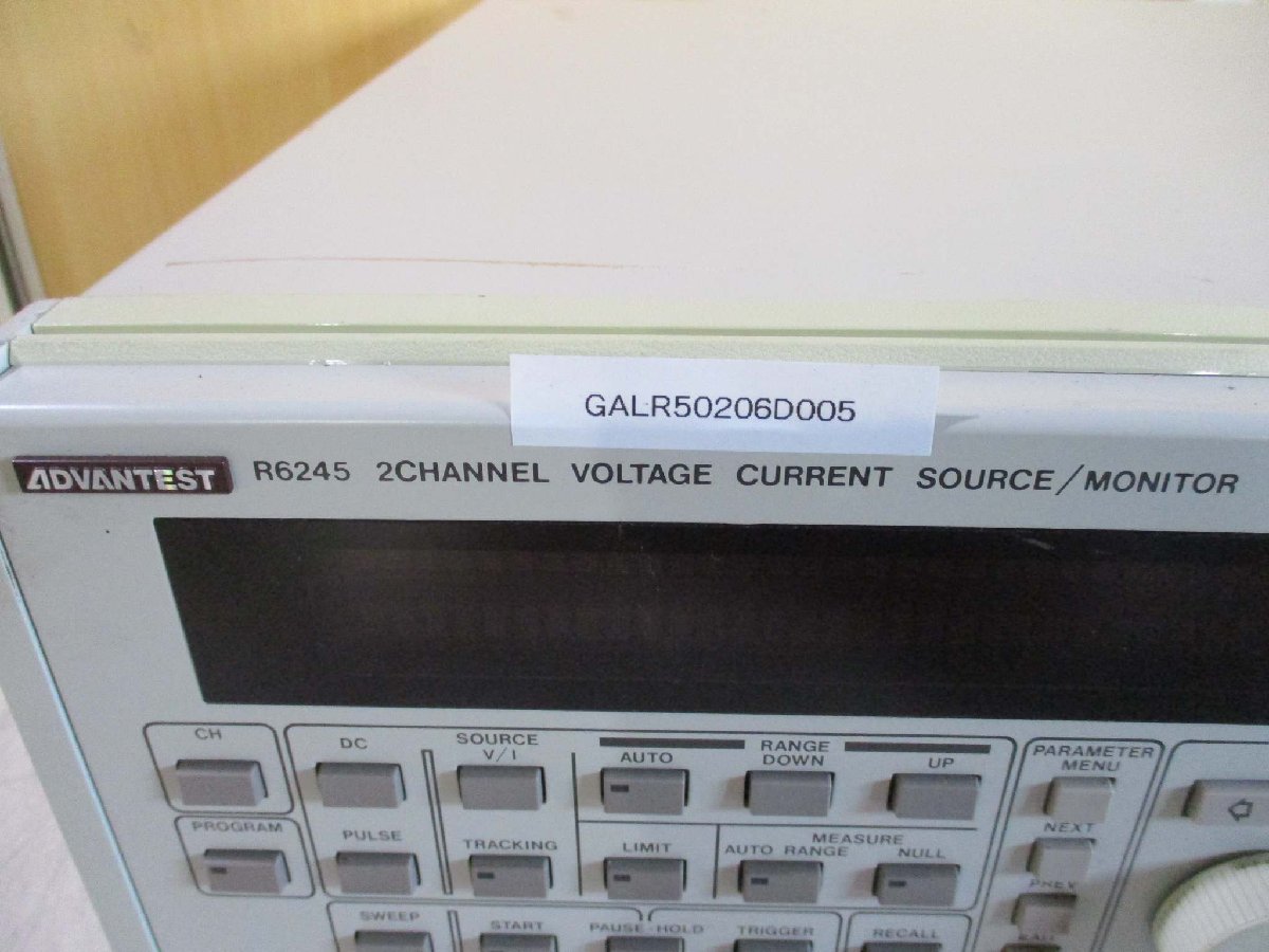 ADVANTEST R6245 2ch 200V 2A DC Voltage Current Source [p1115526302]