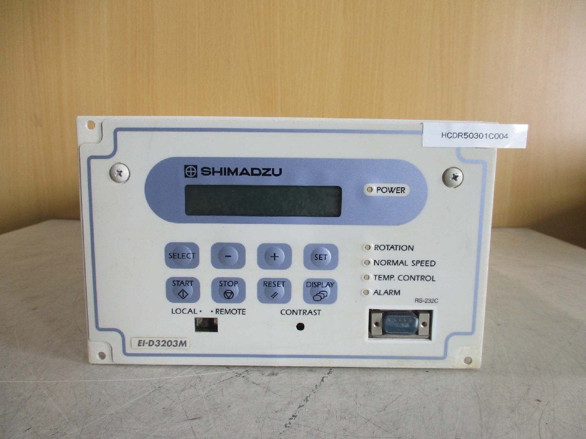 SHIMADZU EI-D3203M Turbo Molecular Pump Controller [h1115527996]