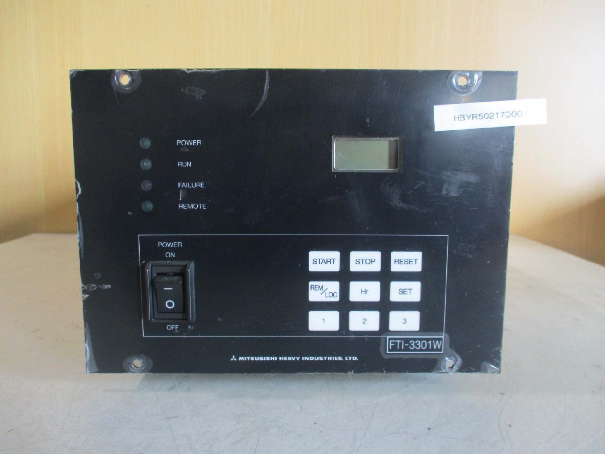MITSUBISHI FTI-3301W-D1 Turbo Molecular Pump Power Supply [x1115523306]