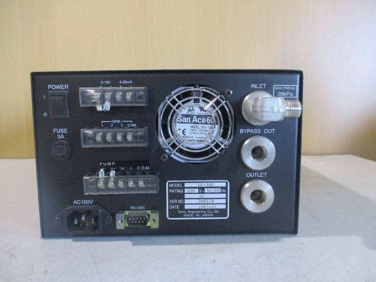 TORAY LC-300 Oxygen Analyzer Acid Analysis Device [f1115514818]
