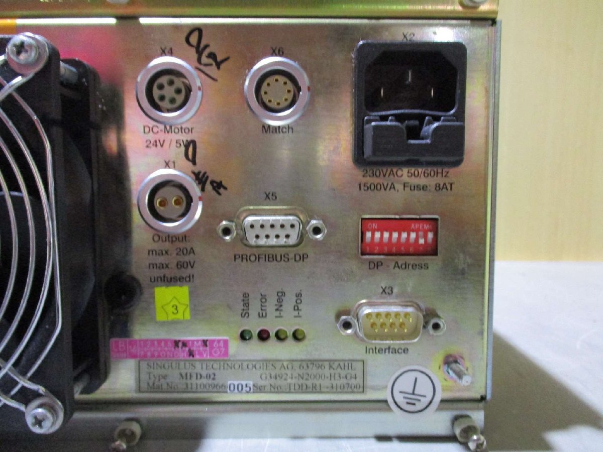 SINGULUS TECHNOLOGIES AG 63796 MFD-02 Product [p1115520846]