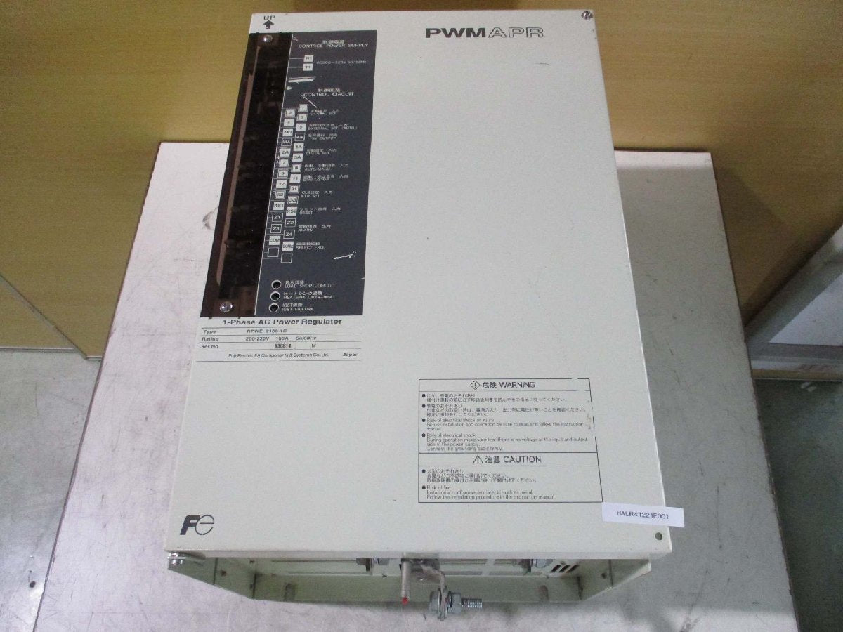 FUJI PWM APR 1-PHASE AC POWER REGULATOR RPWE 2160-1C Single-phase AC Power Regulator 200-220V 160A [f1115511435]