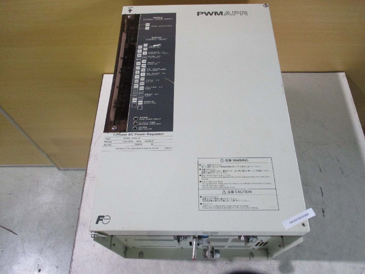 FUJI PWM APR 1-PHASE AC POWER REGULATOR RPWE 2160-1C Single-phase AC Power Regulator 200-220V 160A [j1115518898]