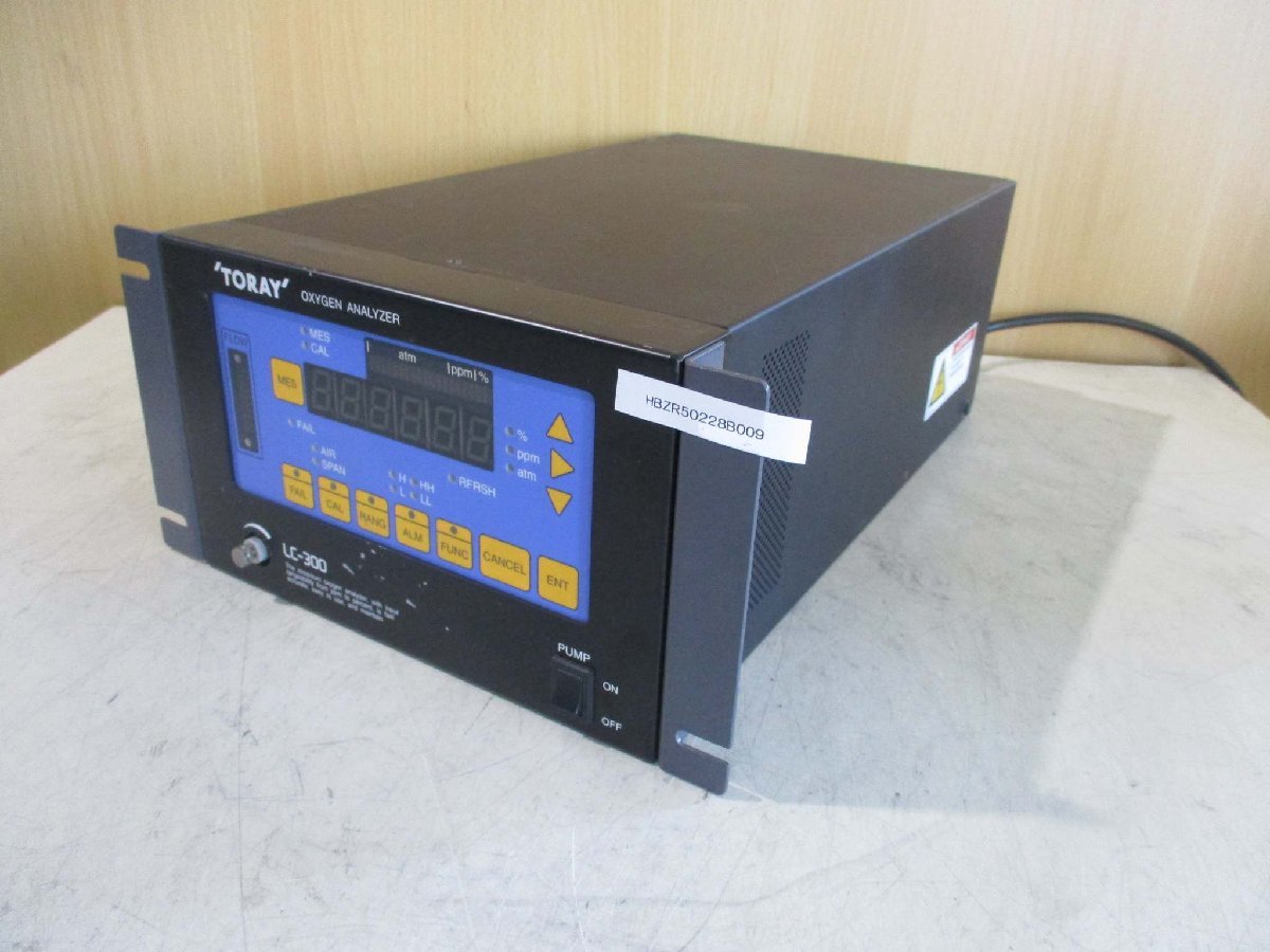 TORAY OXYGEN ANALYZER LC-300 Acid Analysis Device 100V [m1115517306]