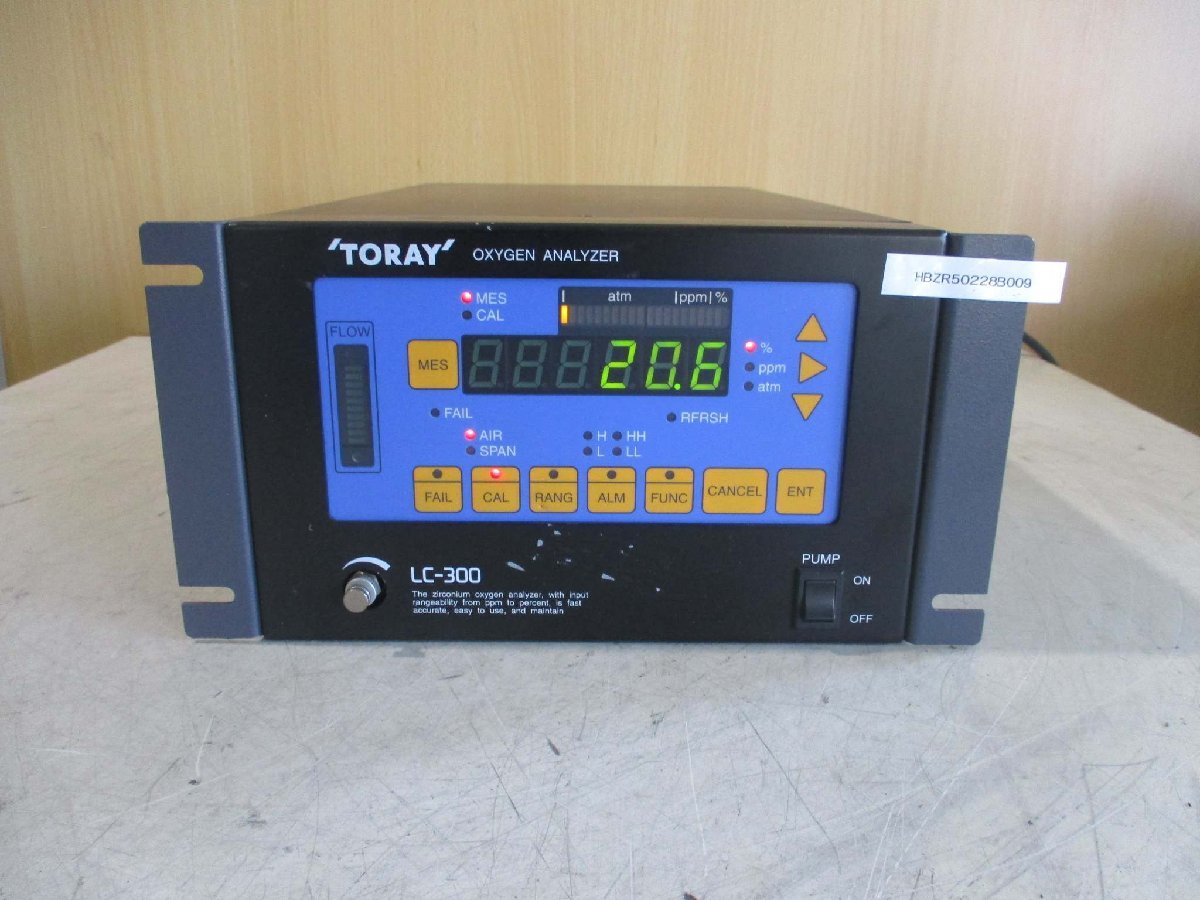 TORAY LC-300 Oxygen Analyzer Acid Analysis Device 100V [m1115517306]