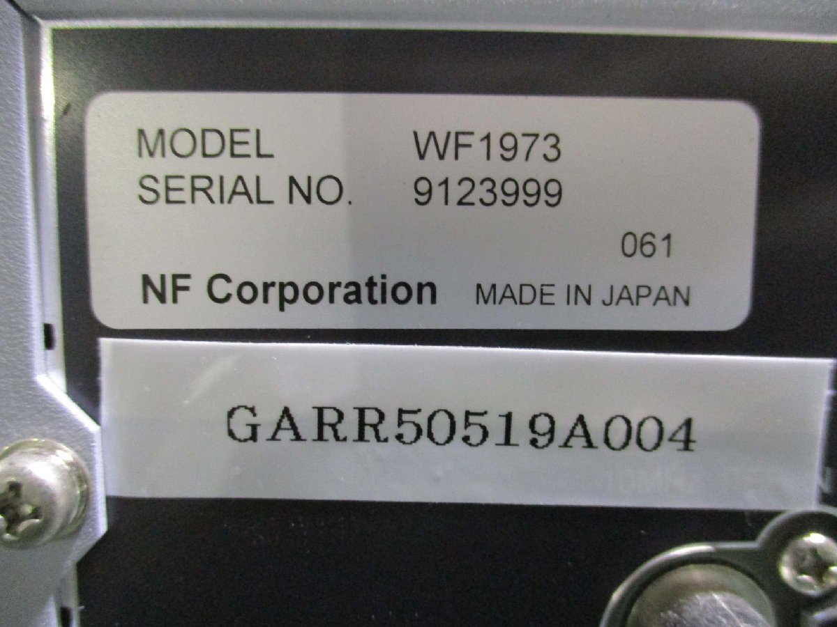 NF WAVE FACTORY WF1973 Multifunction Generator [f1115520801]