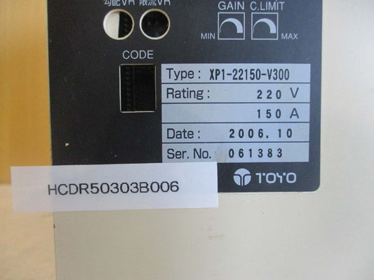 TOYO XP1-22150-V300 Paracontroller XP Series 220V 150A [n1115516293]