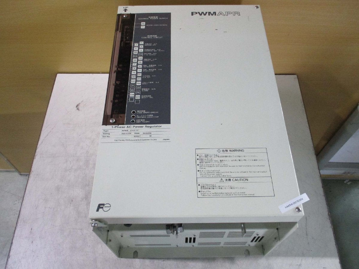 FUJI PWM APR 1-PHASE AC POWER REGULATOR RPWE 2160-1C AC Power Regulator 200-220V 160A [b1115526914]
