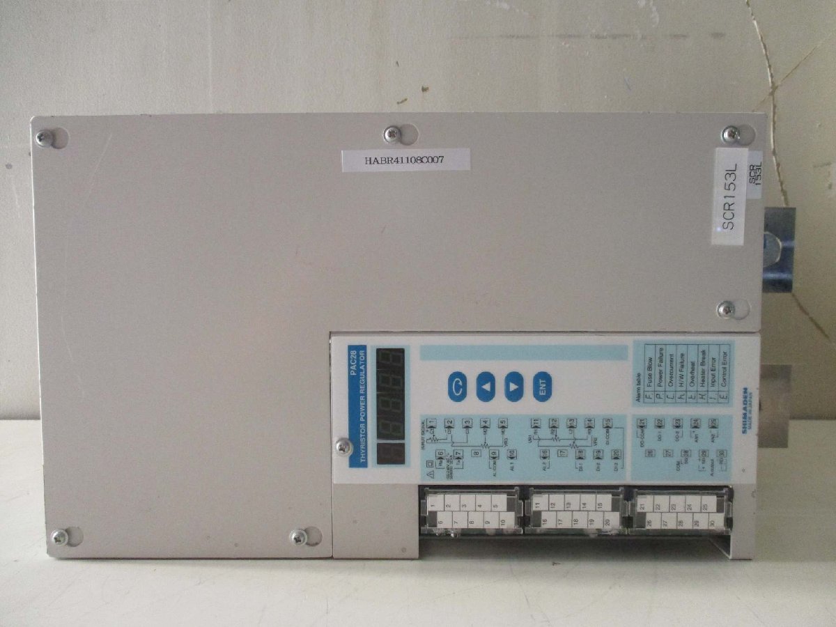 SHIMADEN PAC28P1-690-300-010010 Single Phase Power Regulator 100~240V AC 300A [o1115518393]