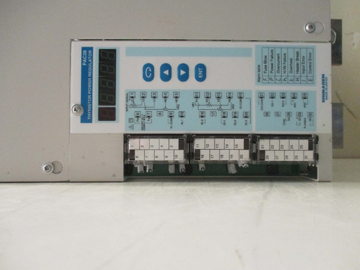 SHIMADEN PAC28P1-690-300-010010 Power Regulator 100-240V AC 300A [o1115518393]
