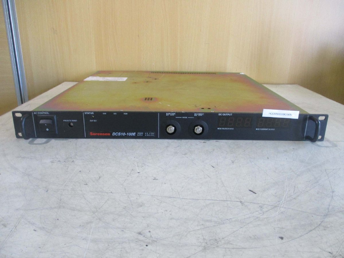 SORENSEN DCS10-100EM1M13 Programmable DC Power Supply [k1115528179]