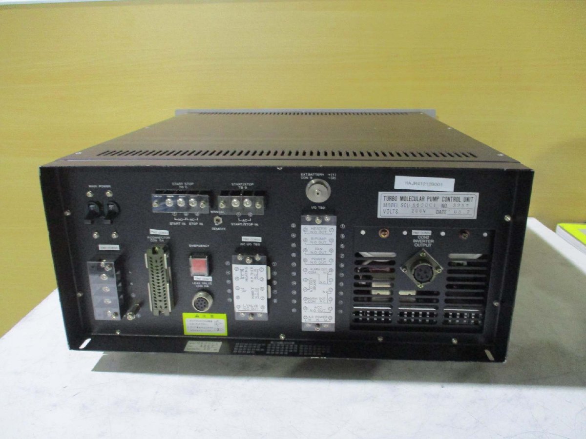 Seiko Seiki SCU-H600C1 Turbo Molecular Pump Control Unit STP 200-240V [f1115514632]