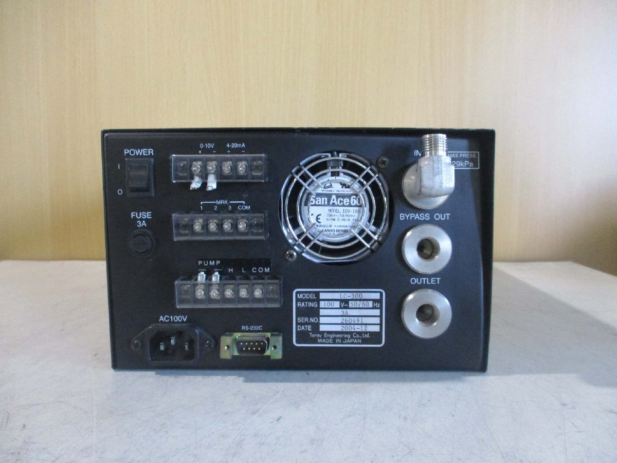 TORAY LC-300 Oxygen Analyzer Acid Analysis Device 100V [x1115524023]