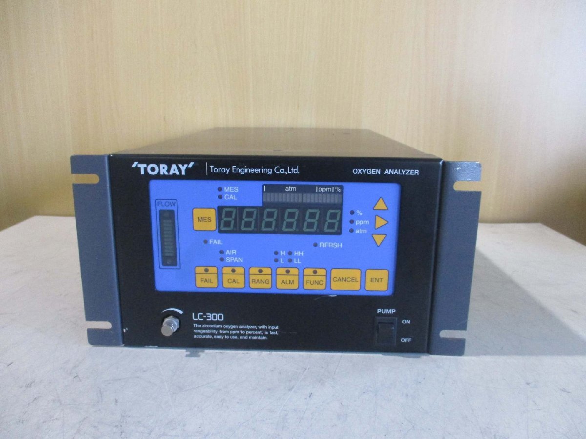 TORAY LC-300 Oxygen Analyzer Acid Analysis Device 100V [x1115524023]