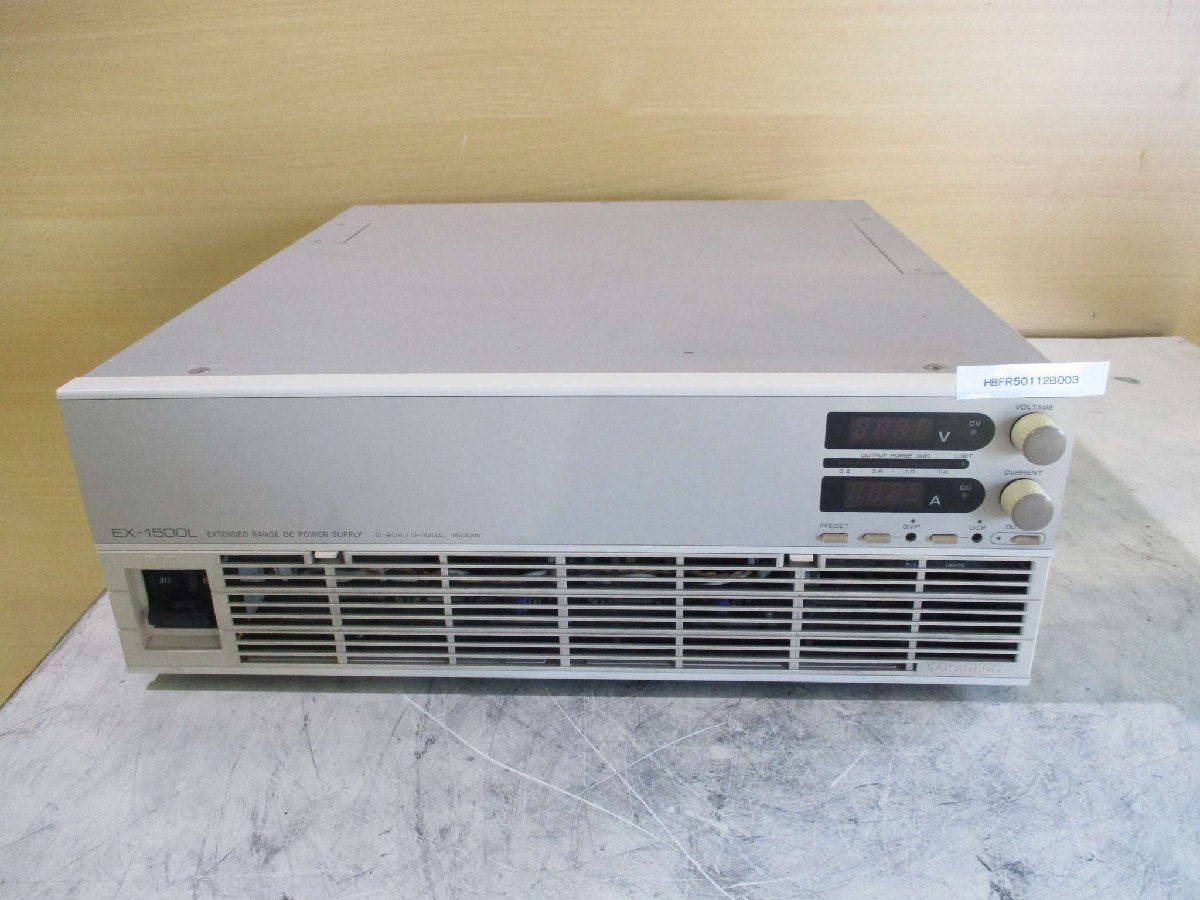 TAKASAGO EX-1500L DC Power Supply 60V 100A 1500W [j1115530715]