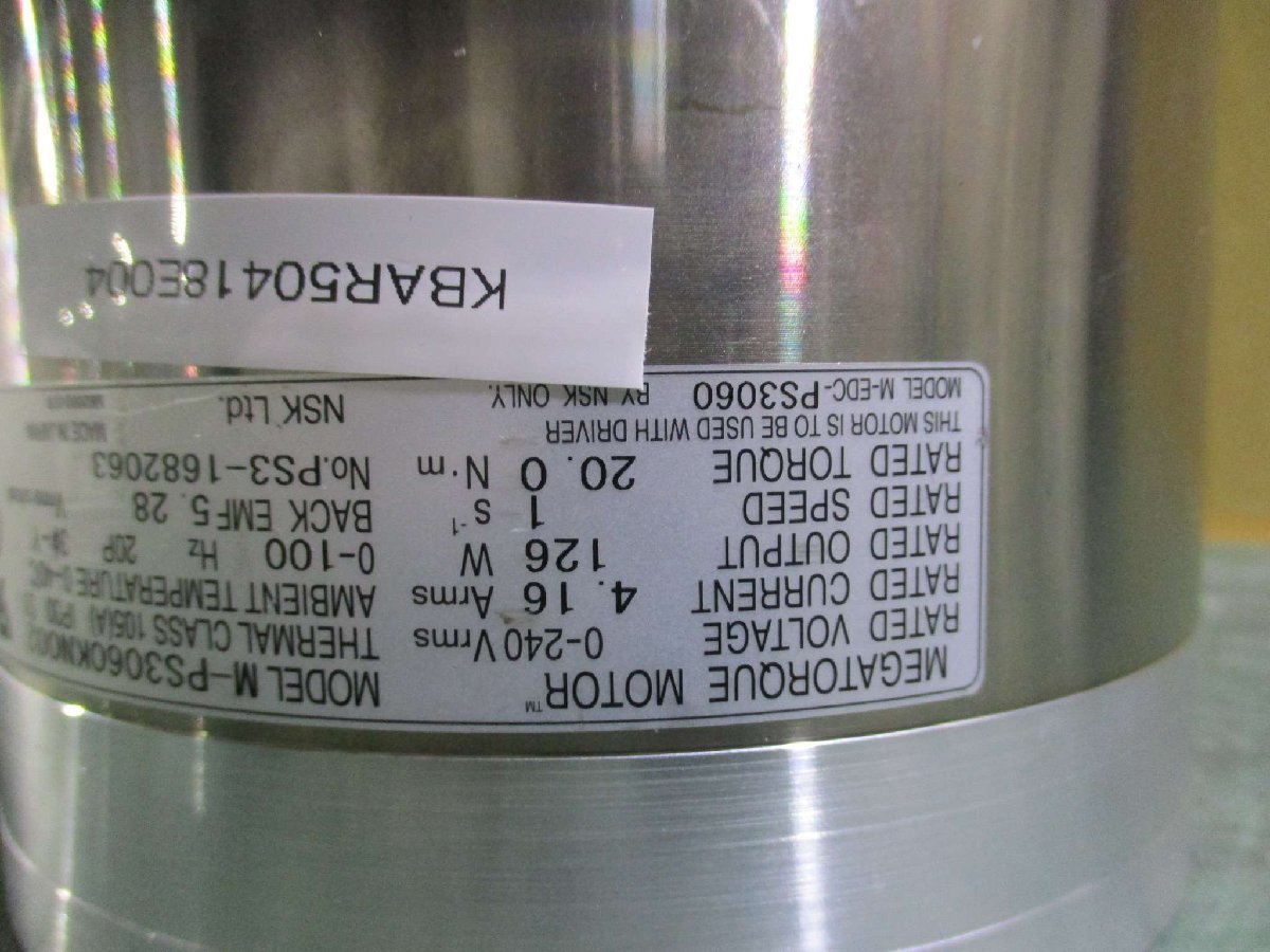 NSK MEGATORQUE MOTOR M-PS3060KN002 Mega Torque Motor 126W [q1115530921]