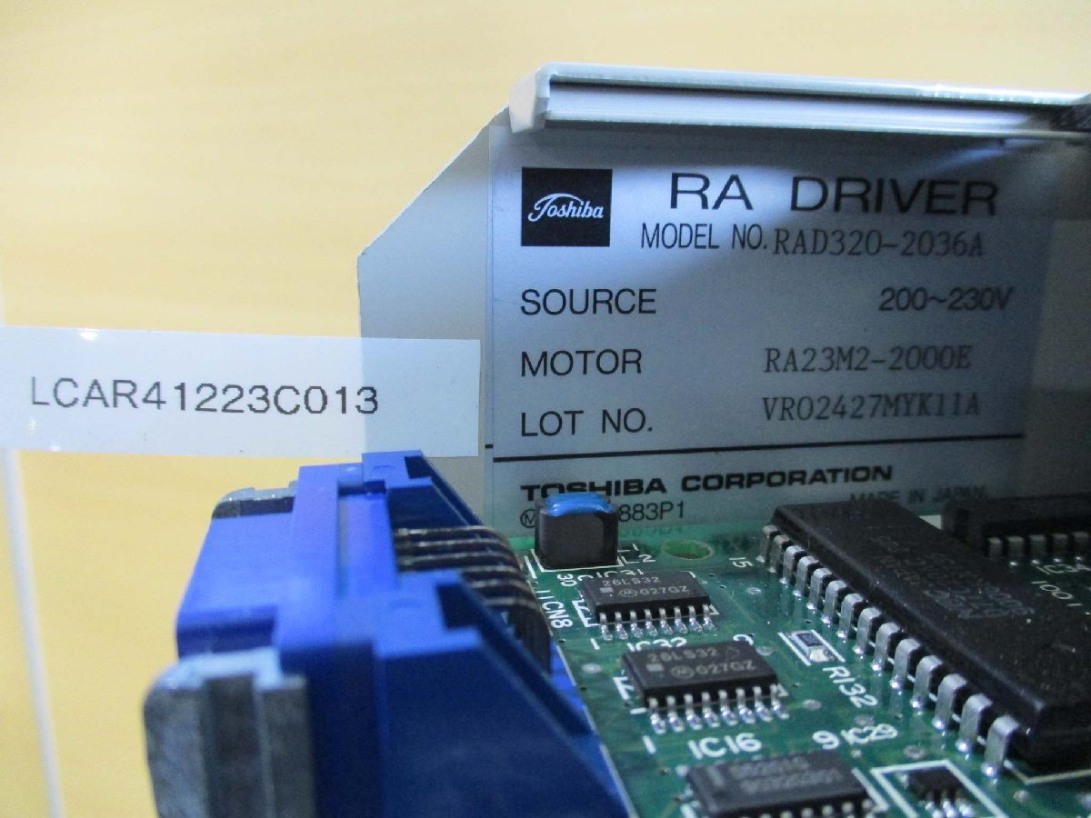 TOSHIBA RAD320 Digital Servo RA Driver RA23M2-2000E [t1115533569]