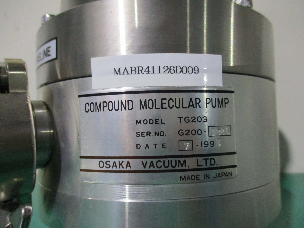 OSAKA TG203 Molecular Pump [o1115532044]