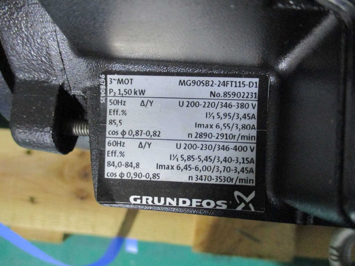 Grundfos MG90SB2-24FT115-D1 Pump Motor CR10-2 A-F-A-V-HQQV 1.5KW [p1115544700]